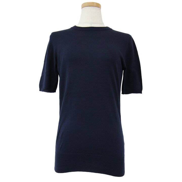 楽天市場】ENFOLD エンフォルド ニット ネイビー 紺 38(M) シルク 絹  