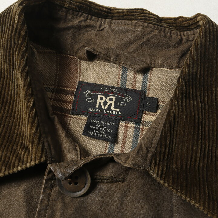 楽天市場】RRL ダブルアールエル コート サイズ:S ワックスコットン 