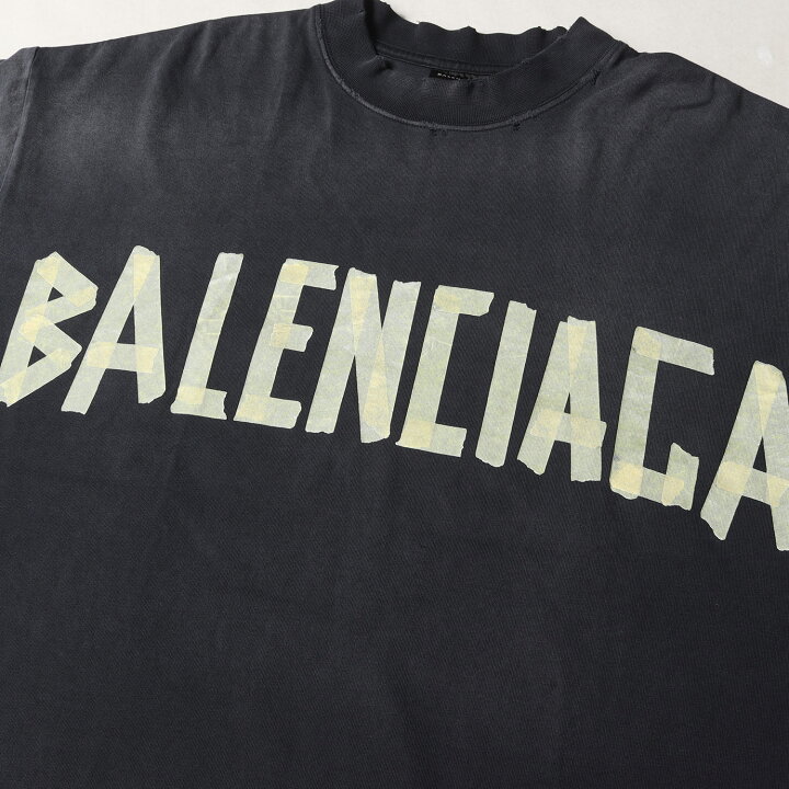 楽天市場】BALENCIAGA バレンシアガ Tシャツ サイズ:S 23SS テープロゴ 