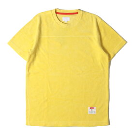 Supreme シュプリーム Tシャツ サイズ:S 15SS テリー パイル フットボール クルーネック 半袖Tシャツ Terry Football Top イエロー トップス カットソー【メンズ】【中古】【K4106】