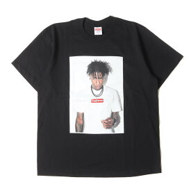 Supreme シュプリーム Tシャツ サイズ:M 23AW ヤングボーイ・ネヴァー・ブローク・アゲイン フォト クルーネック 半袖Tシャツ NBA Youngboy Tee ブラック 黒 トップス カットソー【メンズ】【中古】【美品】【K4511】