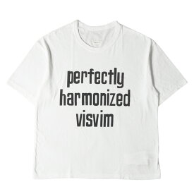 visvim ビズビム Tシャツ サイズ:3 23AW メッセージロゴ ジャンボ クルーネック 半袖Tシャツ JUMBO TEE S/S P.H.V. ホワイト 白 トップス カットソー【メンズ】【K4063】