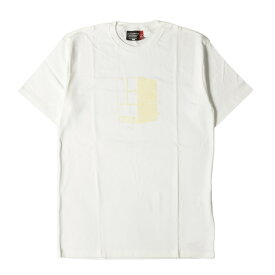 UNDERCOVER アンダーカバー Tシャツ サイズ:M 00s MELTING POT期 フロッキープリント Uロゴ クルーネック 半袖Tシャツ デッドストック ホワイト 白 トップス カットソー【メンズ】【K4065】