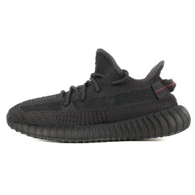 adidas アディダス サイズ:26.5cm 19SS YEEZY BOOST 350 V2 BLACK STATIC (FU9006) イージー ブースト ブラック 黒 US8.5 ローカット スニーカー シューズ 靴 コラボ【メンズ】【中古】【K4720】