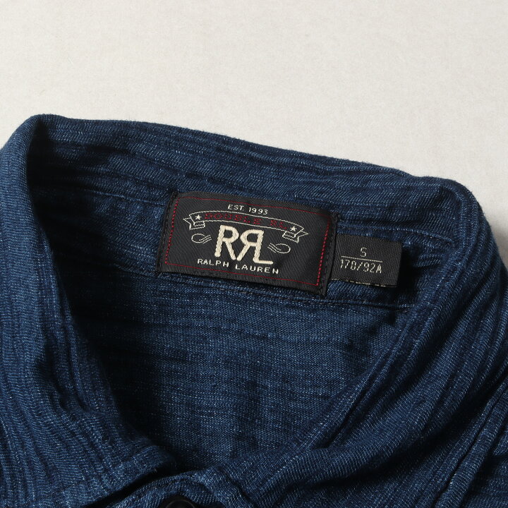 楽天市場】RRL ダブルアールエル ポロシャツ サイズ:S インディゴ  
