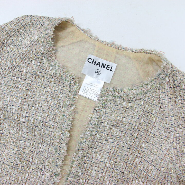 楽天市場】CHANEL シャネル セットアップ ツイード ベージュ系 