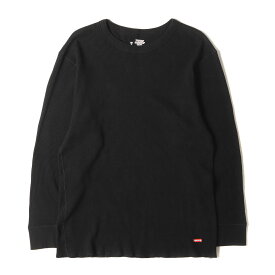 Supreme シュプリーム Tシャツ サイズ:XL Hanes ヘインズ サーマル ロングスリーブTシャツ Thermal Crew 1 Pack ブラック 黒 トップス カットソー 長袖【メンズ】【中古】【K4099】