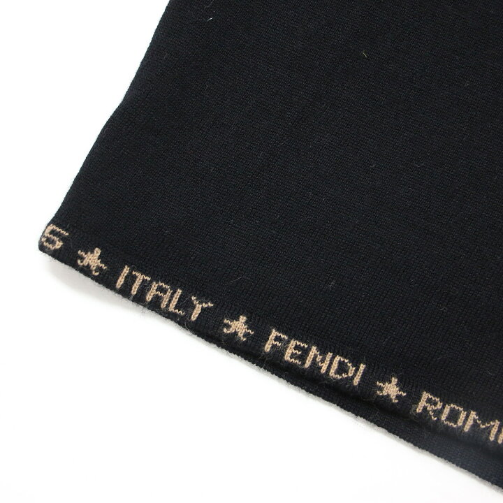 楽天市場】FENDI フェンディ ニット ウール ブラック 黒 40  