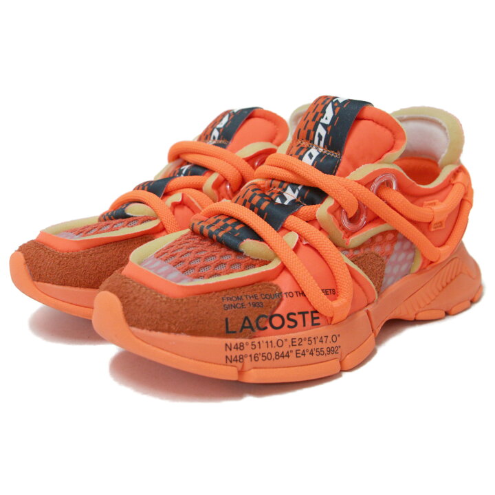 楽天市場】LACOSTE ラコステ スニーカー オレンジ 6.5(23.5〜24.0cm 