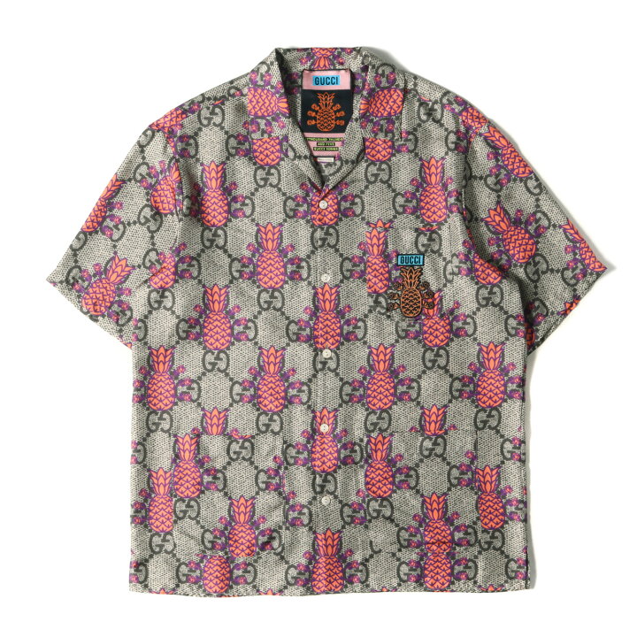楽天市場】GUCCI グッチ シャツ サイズ:46 22SS パイナップル GG 