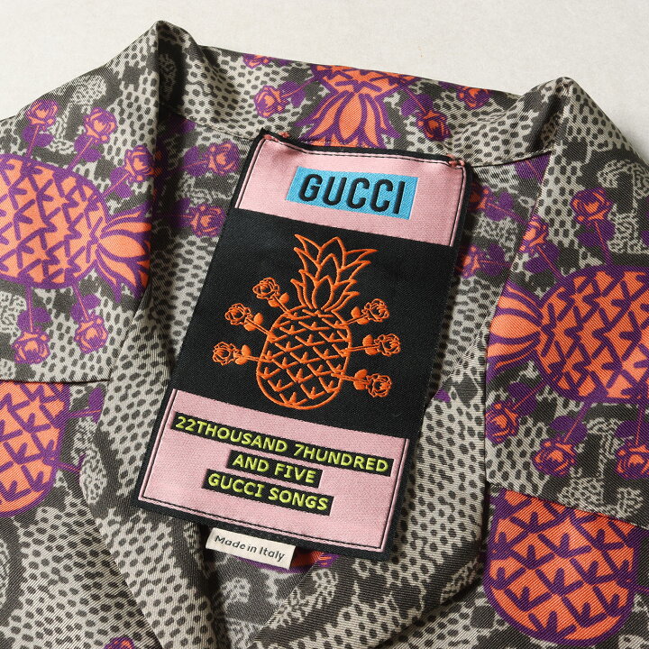 楽天市場】GUCCI グッチ シャツ サイズ:46 22SS パイナップル GG 