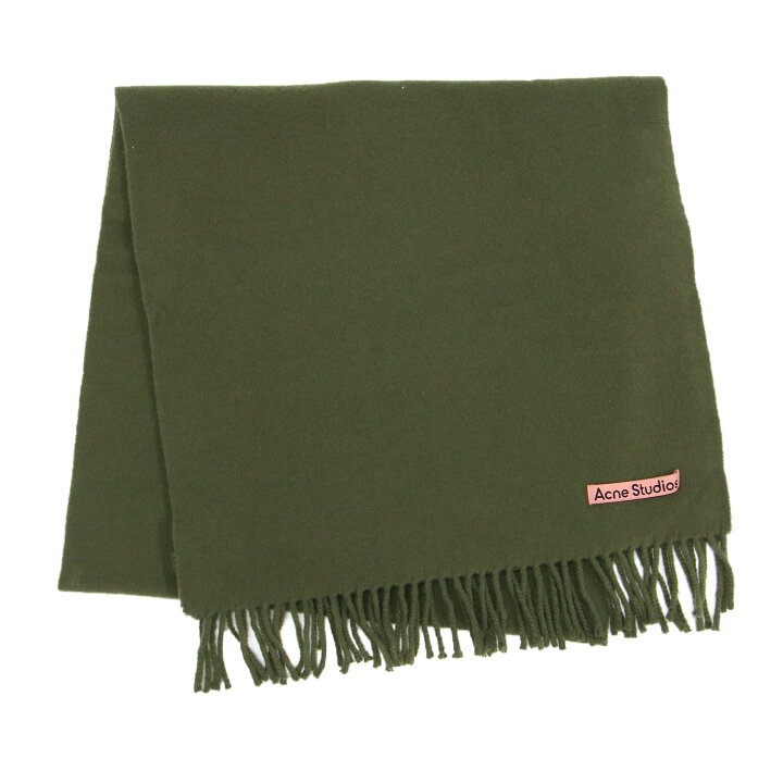 中古】アクネ ストゥディオズ Acne Studios マフラー フリンジ ウール  