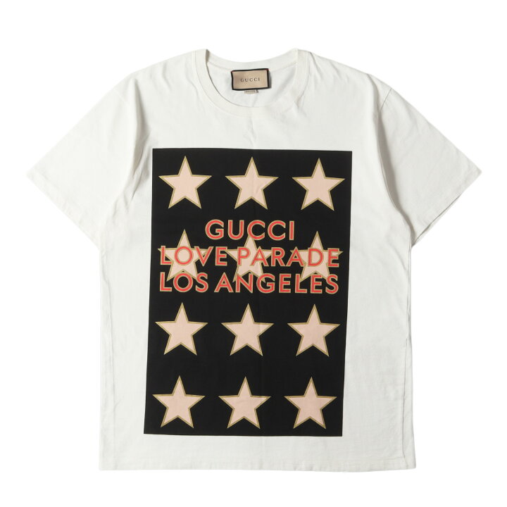 楽天市場】GUCCI グッチ Tシャツ サイズ:L 22SS ロゴ ラブパレード  