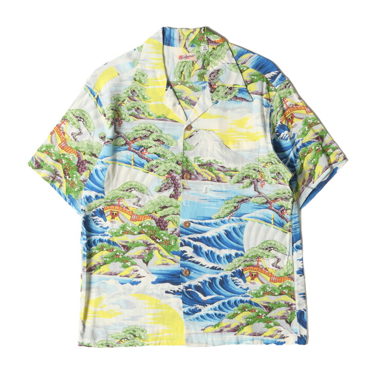 楽天市場】SUN SURF サンサーフ シャツ サイズ:S 20SS 富士山&宝船柄 