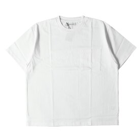 MINEDENIM マインデニム Tシャツ サイズ:XL 24SS ポケット スタンダード クルーネック 半袖Tシャツ Standard Crewneck T-SH ホワイト 白 日本製 トップス カットソー【メンズ】【K4101】