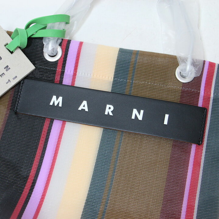 楽天市場】MARNI マルニ マーケット バッグ トートバッグ キャラメル 