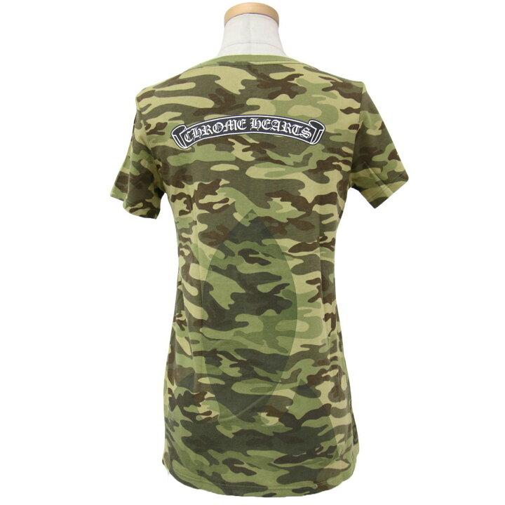 楽天市場】CHROME HEARTS クロムハーツ Tシャツ カモフラ柄 カーキ系 M  