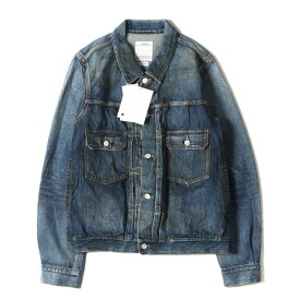 visvim ビズビム ジャケット サイズ:2 19AW ヴィンテージ加工 2nd デニムジャケット SS 101 JKT DRY DMGD-1000 インディゴ アウター ブルゾン 上着【メンズ】【K4093】