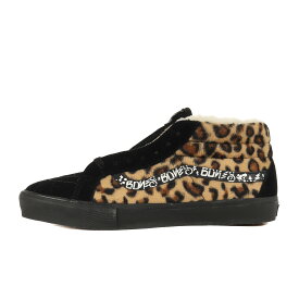 WTAPS ダブルタップス サイズ:28.0cm VANS SYNDICATE SK8-MID S SHERPA LEOPARD バンズ シンジケート スケートハイ シェルパ レオパード ブラック US10 コラボ スニーカー シューズ 靴【メンズ】【K4094】