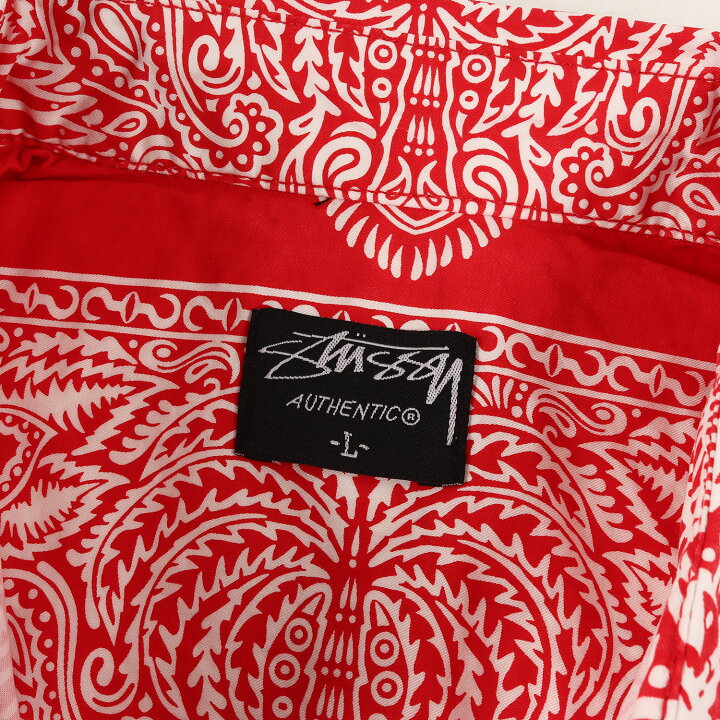 楽天市場】STUSSY ステューシー シャツ サイズ:L 00s バンダナ柄 