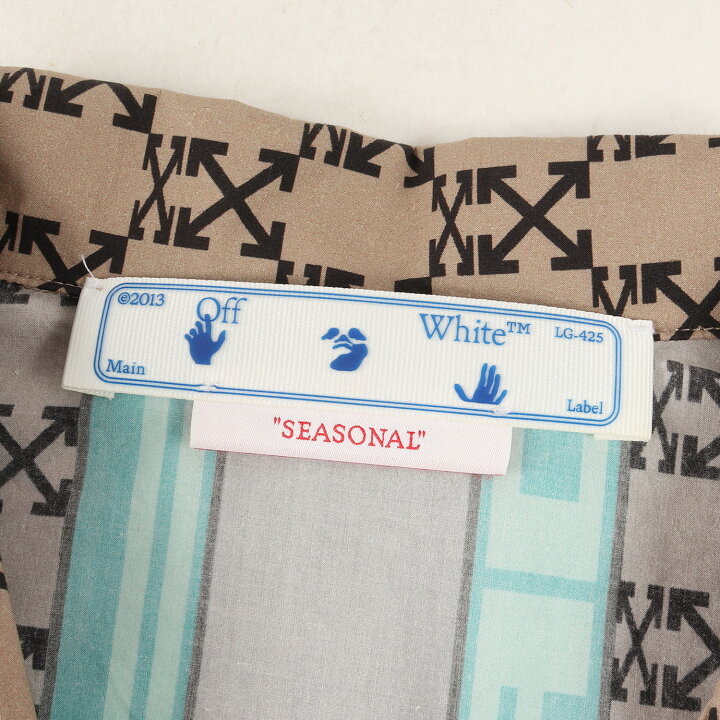 楽天市場】OFF-WHITE オフホワイト シャツ サイズ:S 22SS モノグラム 