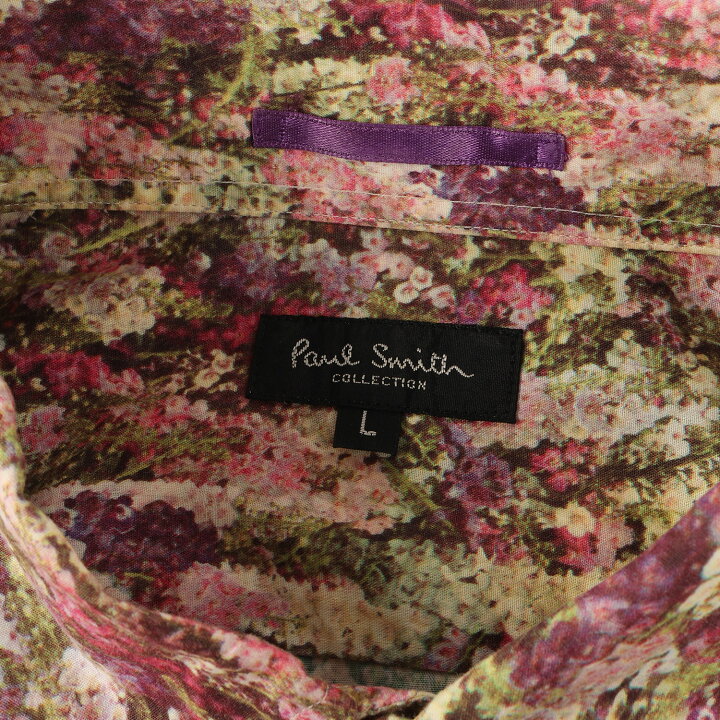 楽天市場】Paul Smith ポールスミス シャツ サイズ:L フラワー フォト 