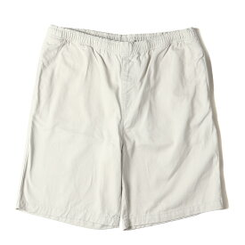 STUSSY ステューシー パンツ サイズ:XL コットンツイル イージー ショーツ Brushed Beach Short スノーベージュ ボトムス ショートパンツ ズボン【メンズ】【中古】【美品】【K4107】