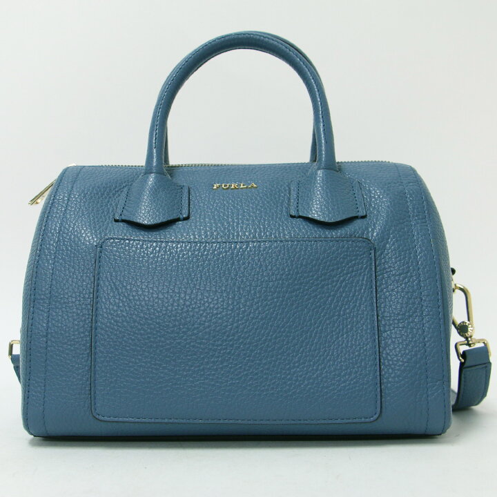 楽天市場】FURLA フルラ アルバ サッチェル ブルー カウレザー 2WAY 