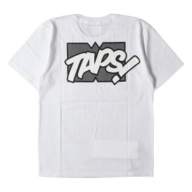 WTAPS ダブルタップス Tシャツ サイズ:S 22AW TOONロゴ クルーネック 半袖Tシャツ TOON! ホワイト 白 トップス カットソー【メンズ】【K4099】