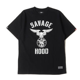 NEIGHBORHOOD ネイバーフッド Tシャツ サイズ:1 00s SVG イーグルロゴ クルーネック 半袖Tシャツ ブラック 黒 トップス カットソー【メンズ】【中古】【K4099】