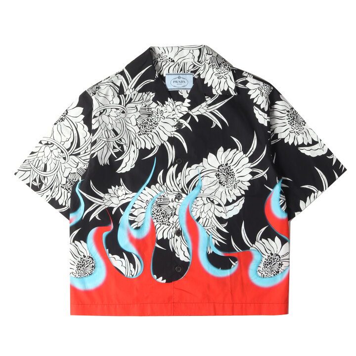 楽天市場】PRADA プラダ シャツ サイズ:XS ファイヤーパターン 