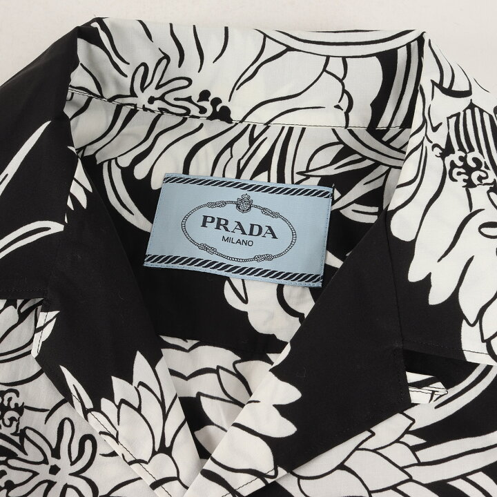 楽天市場】PRADA プラダ シャツ サイズ:XS ファイヤーパターン 