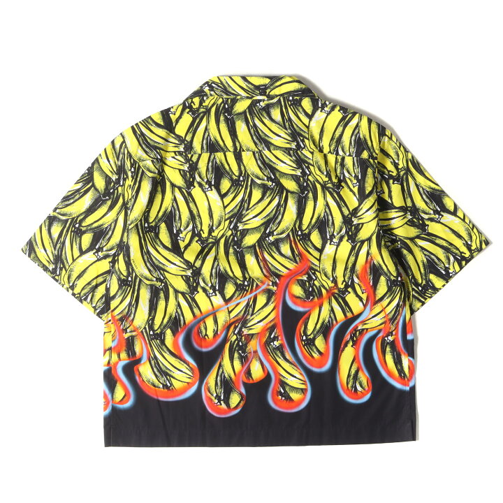 新品未使用PRADAプラダbanana&flameバナナフレイムプリントTシャツ