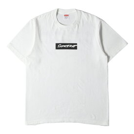 Supreme シュプリーム Tシャツ サイズ:S 24SS フューチュラ ボックスロゴ クルーネック 半袖Tシャツ Futura Box Logo Tee ホワイト 白 トップス カットソー コラボ【メンズ】【K4106】