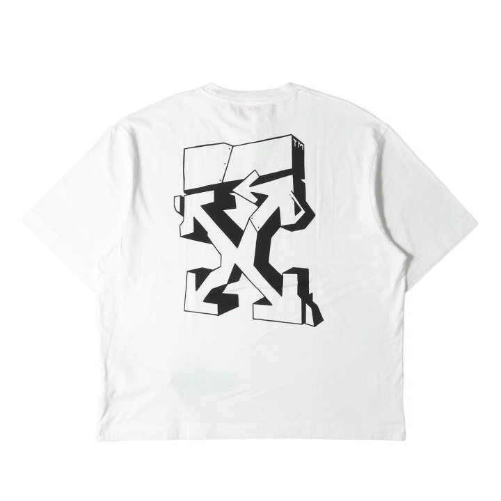 OFF-WHITE TシャツオフホワイトレディースS/Mサイズ