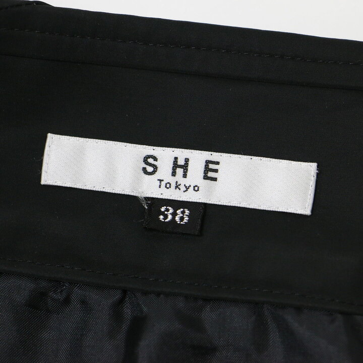 楽天市場】SHE Tokyo シートーキョー スカート ブラック 黒 サイズ:38  