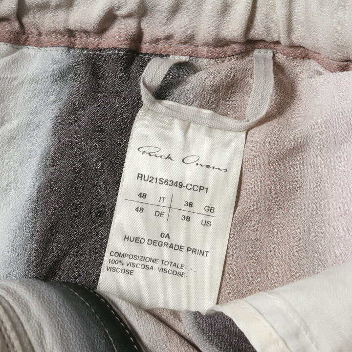 楽天市場】RICK OWENS リックオウエンス パンツ サイズ:48 21SS マルチ 