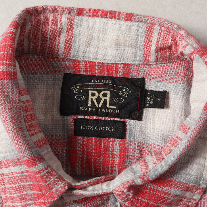 楽天市場】RRL ダブルアールエル シャツ サイズ:S オンブレチェック  