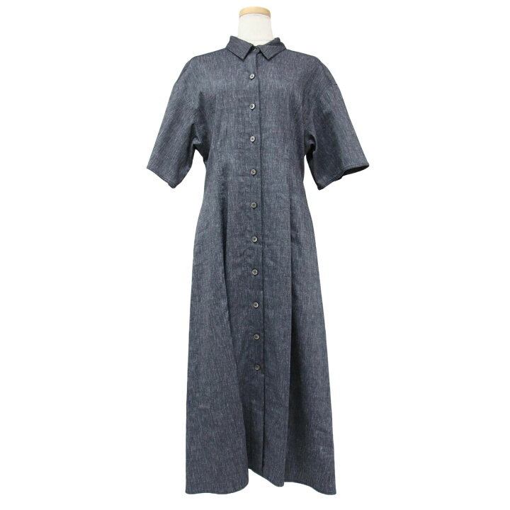 楽天市場】Theory セオリー ワンピース ロング リネン ネイビー 紺 S  