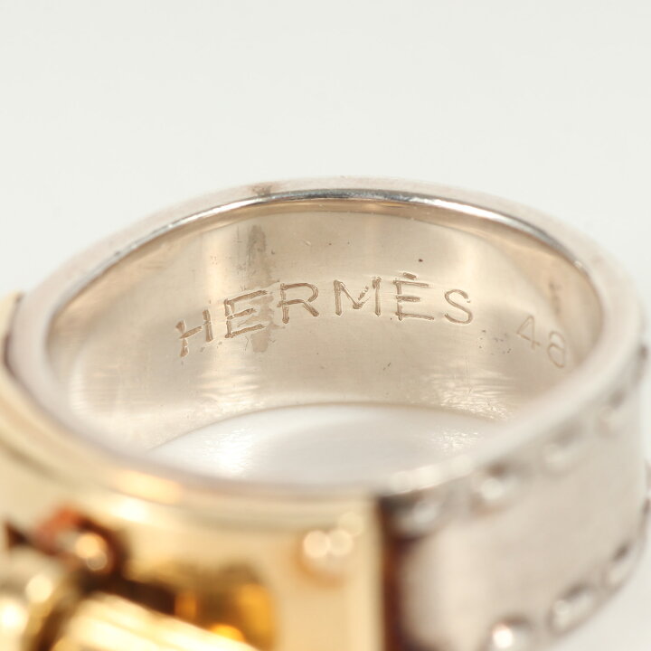 楽天市場】HERMES エルメス サイズ:48 ケリー リング Kelly Ring Ag925 