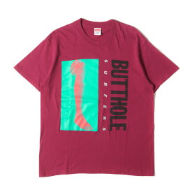 Supreme シュプリーム Tシャツ サイズ:M 21SS Butthole Surfers バットホール・サーファーズ アルバムデザイン クルーネック 半袖Tシャツ Leg Tee ダークマゼンタ トップス カットソー 【メンズ】【中古】【美品】【K4269】