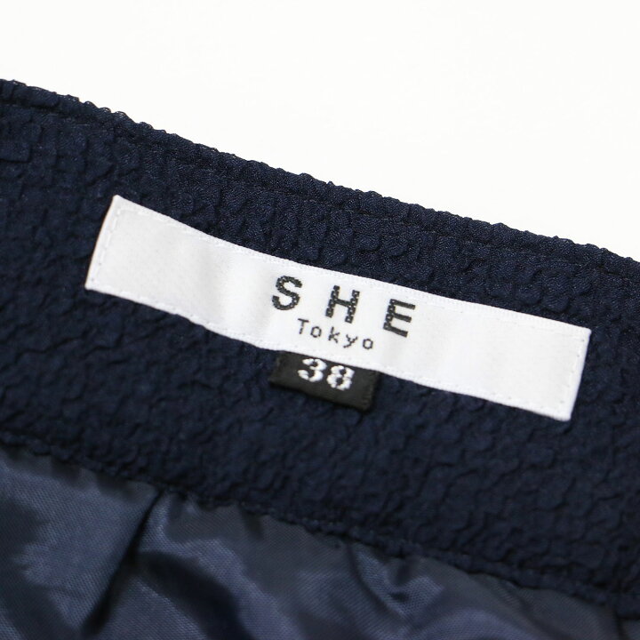 楽天市場】SHE Tokyo シートーキョー スカート ロング ネイビー系 38(M 