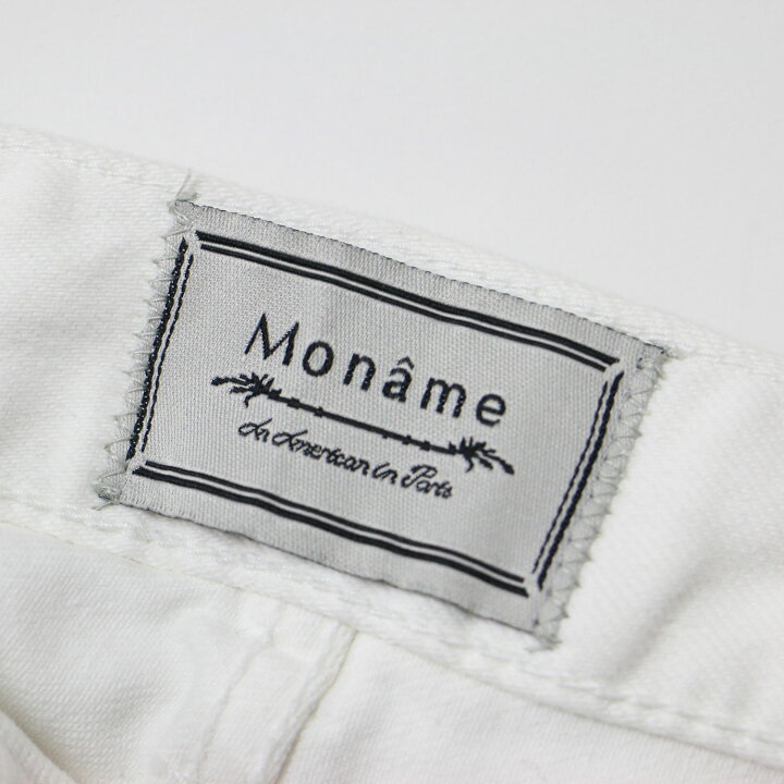 楽天市場】Moname モナーム パンツ ホワイト 白 サイズ:24(M位 