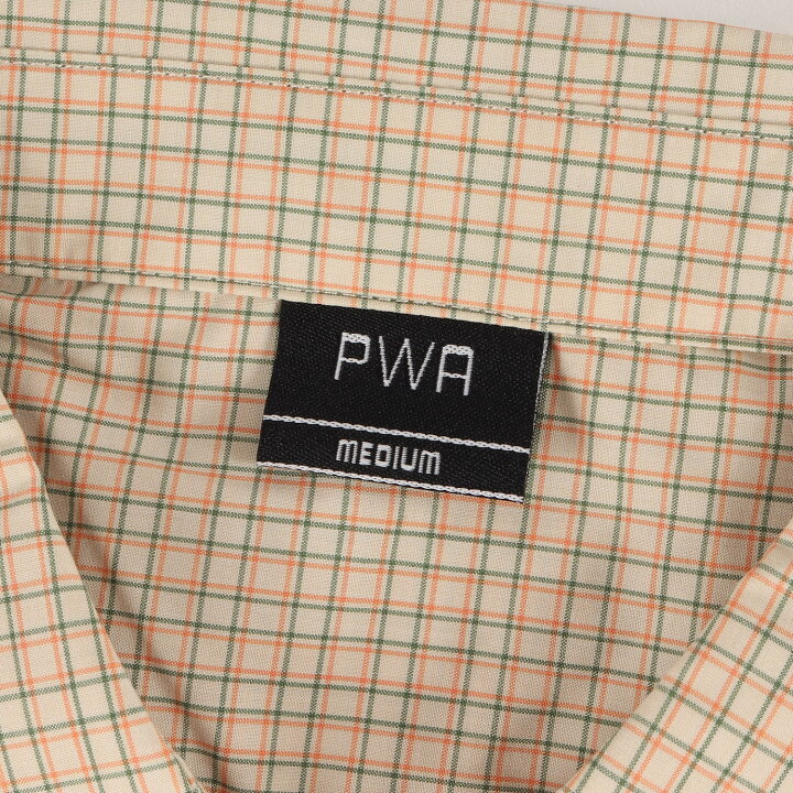 楽天市場】PWA プア シャツ サイズ:M オーバーサイズ ミニチェック 