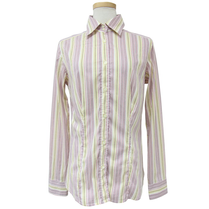 楽天市場】ETRO エトロ シャツ ピンク イエロー 40(M) マルチ 