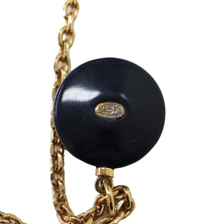 楽天市場】CHANEL シャネル ネックレス ネイビー ゴールド ココマーク 