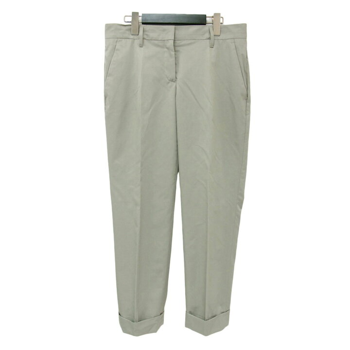 楽天市場】PRADA プラダ パンツ スラックス テーパード グレー系 40(L  