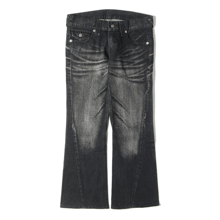 TORNADOMART 黒 フレアデニム M トルネードマート ジーンズ 