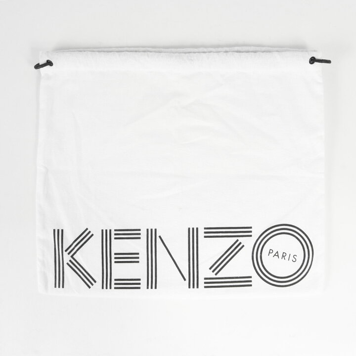 楽天市場】KENZO ケンゾー アイ ロゴ 刺繍 レザー ジップ ポーチ 