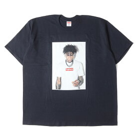 Supreme シュプリーム Tシャツ サイズ:XXL 23AW ヤングボーイ・ネヴァー・ブローク・アゲイン フォト クルーネック Tシャツ NBA Youngboy Tee ネイビー 紺 トップス カットソー 半袖【メンズ】【K4281】